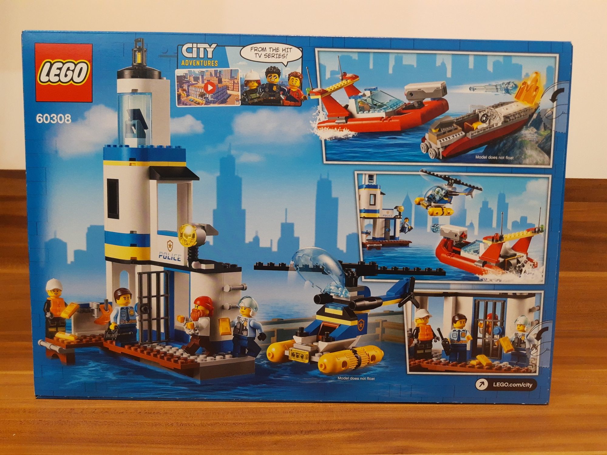 LEGO City 60308 - Politia si pompierii de coasta