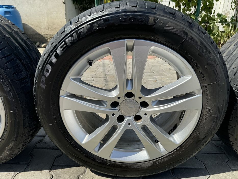 Jante S class W222 R18 cu anvelope vara Bridgestone RFT