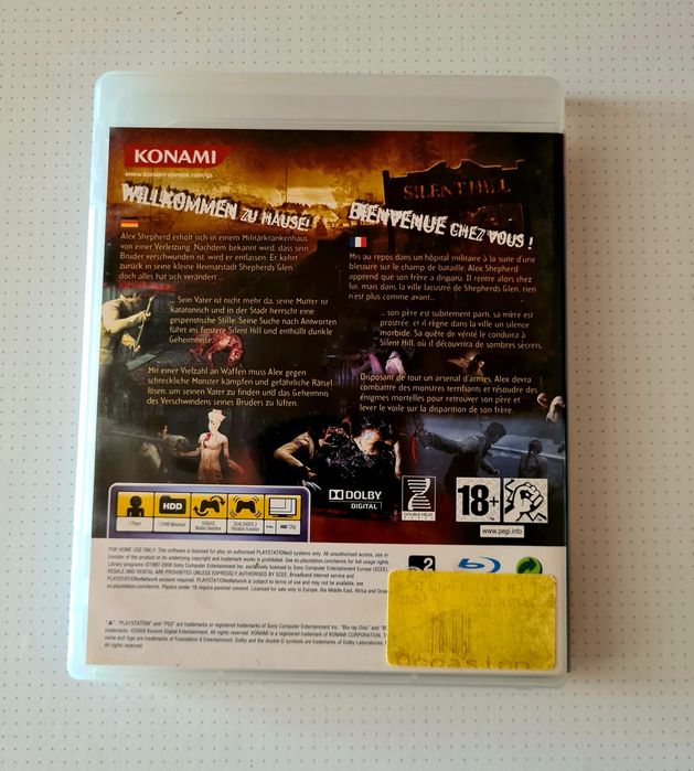 Silent Hill Homecoming PlayStation 3 Ps3 Ps Play Station Ps Joc