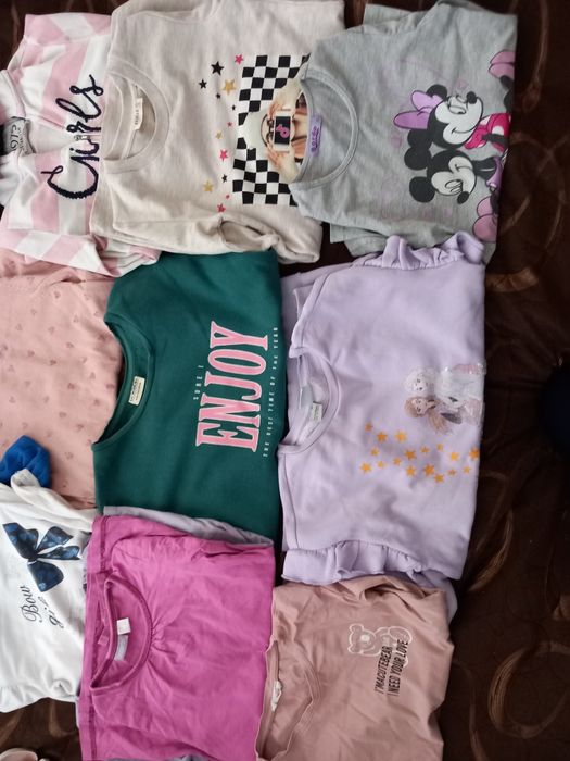 Лот от 16 дрехи за момиче на 9-10 години,  размер 134-140