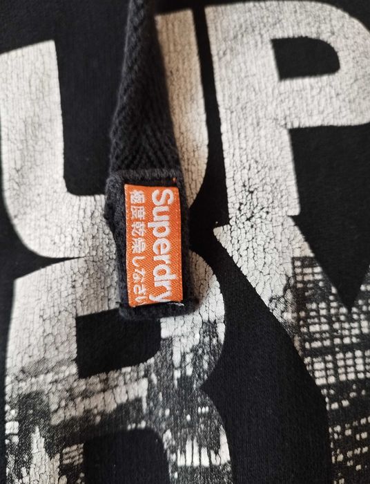 100% Оригинален ватиран мъжки суичър с качулка SUPERDRY!
