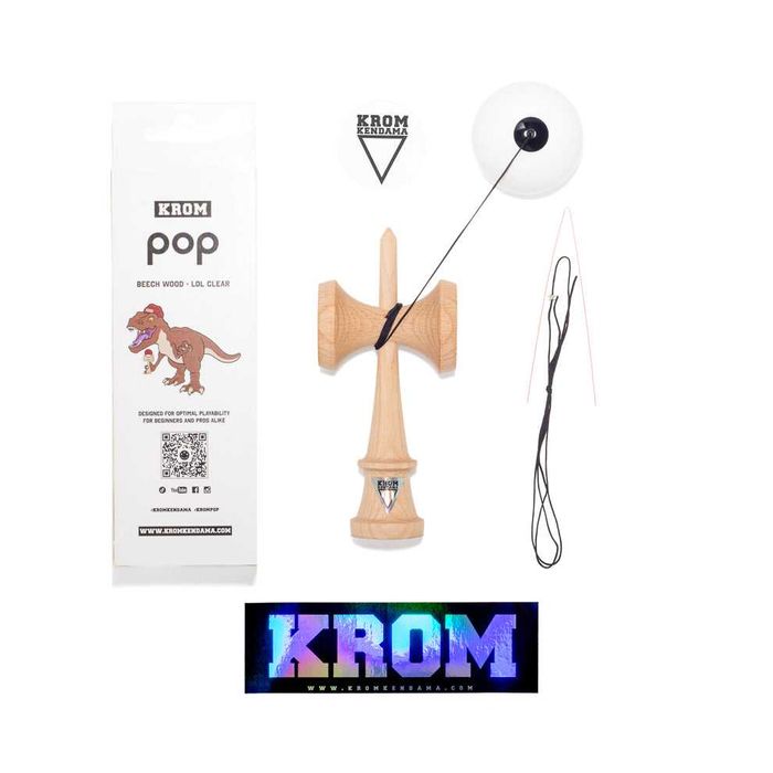 Kendama krom pop albă (mai multe informații în descriere) [cumpărată]