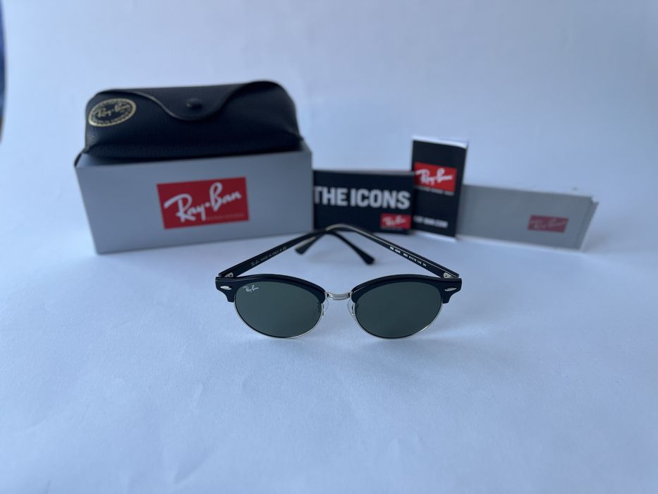 Ochelari de soare Ray Ban 4246 Clubround Noi