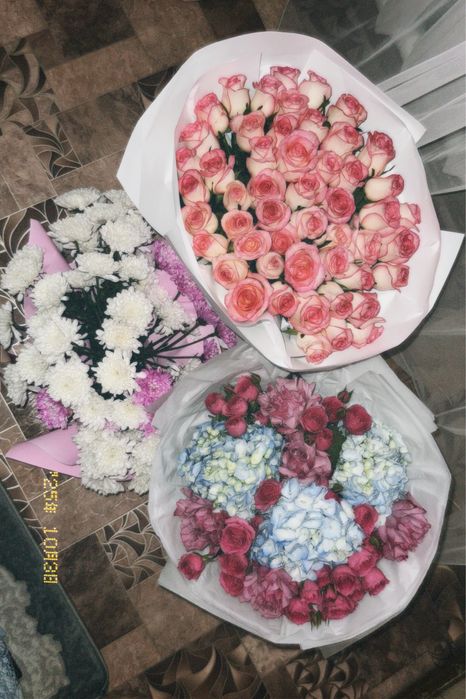 Цветы, букет ( гүлдер) бағасын келісуге болады