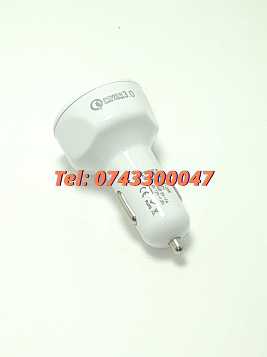 Superfastcharge Incarcator Auto Cu Patru Porturi Usb Partycharge