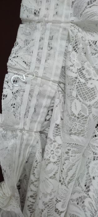 Дантелени пердета* С перделък* Готови за окачване* Цената е за 2 броя