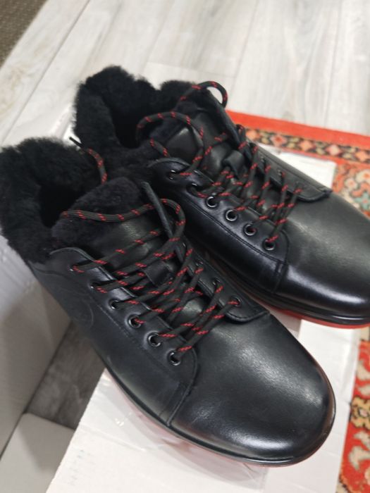 Полуботинки зимние натуральная кожа