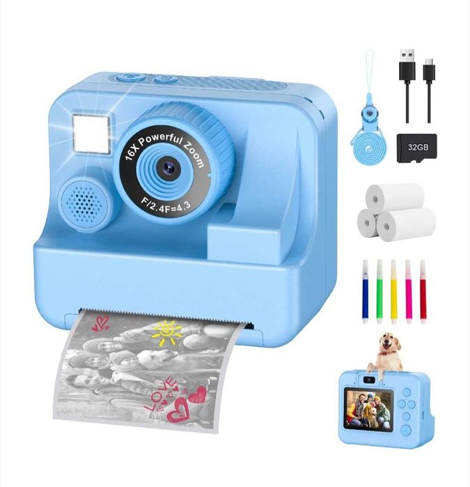 Детски фотоапарат за моментни снимки