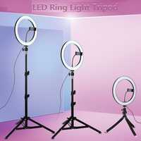 Ring Light LED 30cm lumina calda/rece cu trepied 210 cm,suport telefon