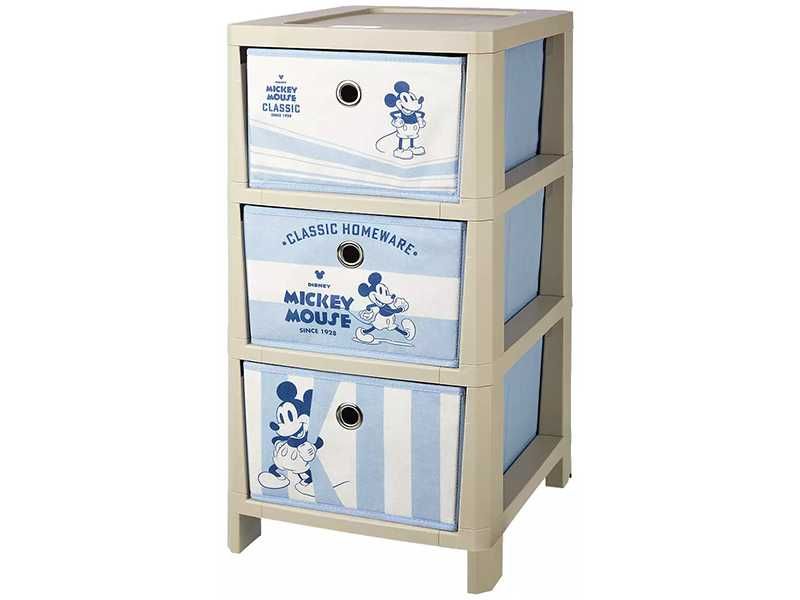 НОВИ! Детски шкаф Mickey Mouse 3 чекмеджета и колела