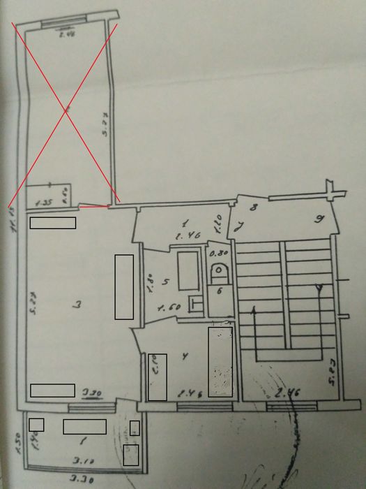 Сдается на Домбрабаде 2-х. комнатная квартира
