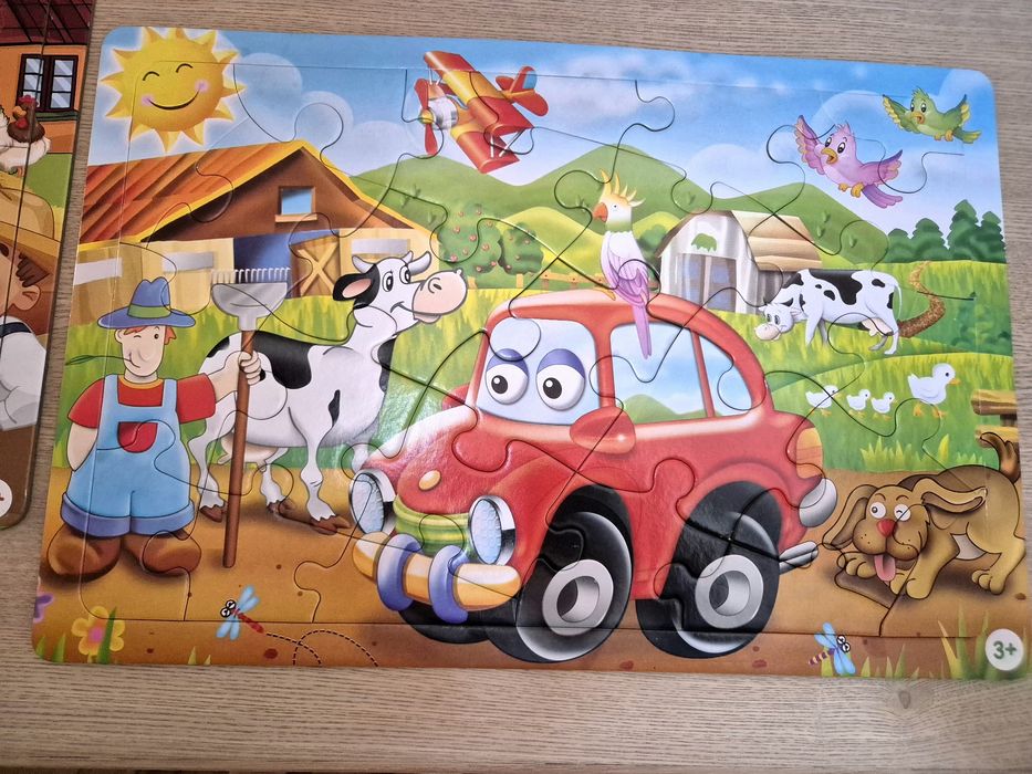 Puzzle +3 ani, 24 piese (2 bucăți)