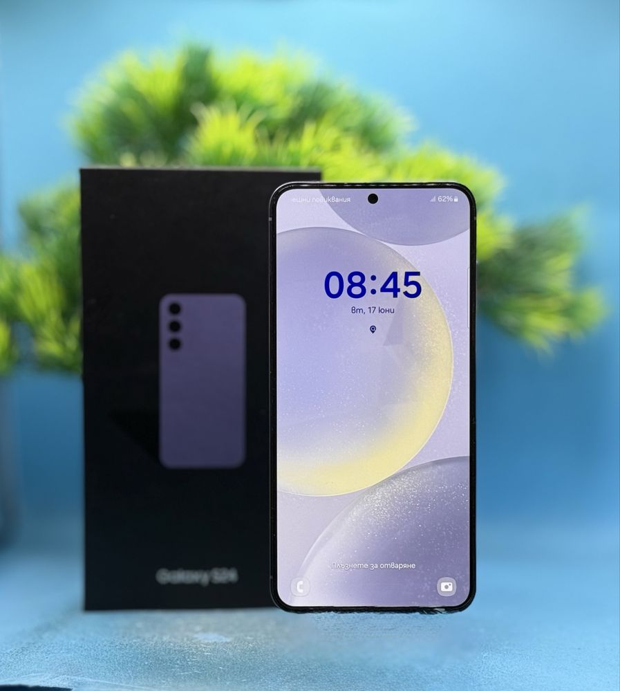 ГАРАНЦИОНЕН!!! Samsung Galaxy S24, Dual SIM, 8GB RAM, 128GB, 5G,Violet