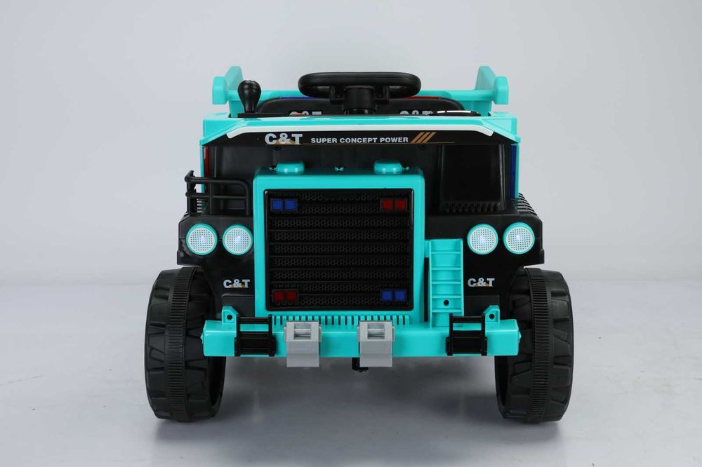 Basculanta electrica, Kinderauto BJDQ818 120W 12V 10Ah, albastru
