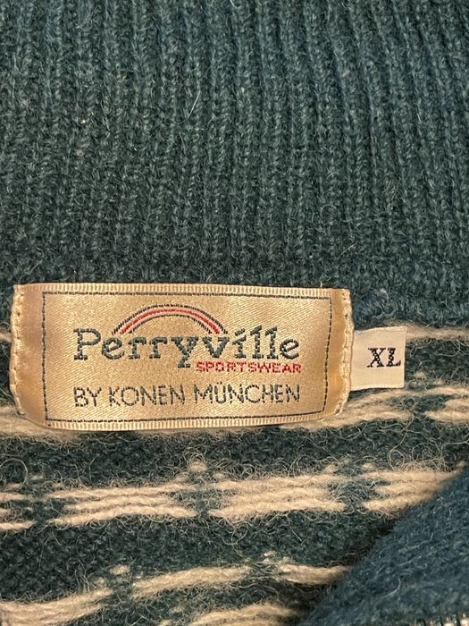 Pulover barbati vintage 100% lana Perryville marimea Xl