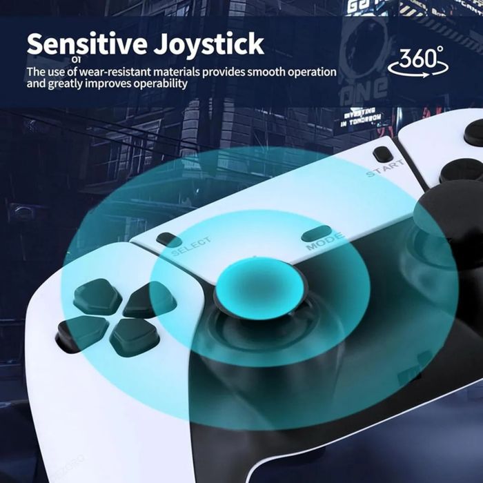 Game Stick М15 4K Конзола с 30000 Игри и Безжични Джойстици 64гб