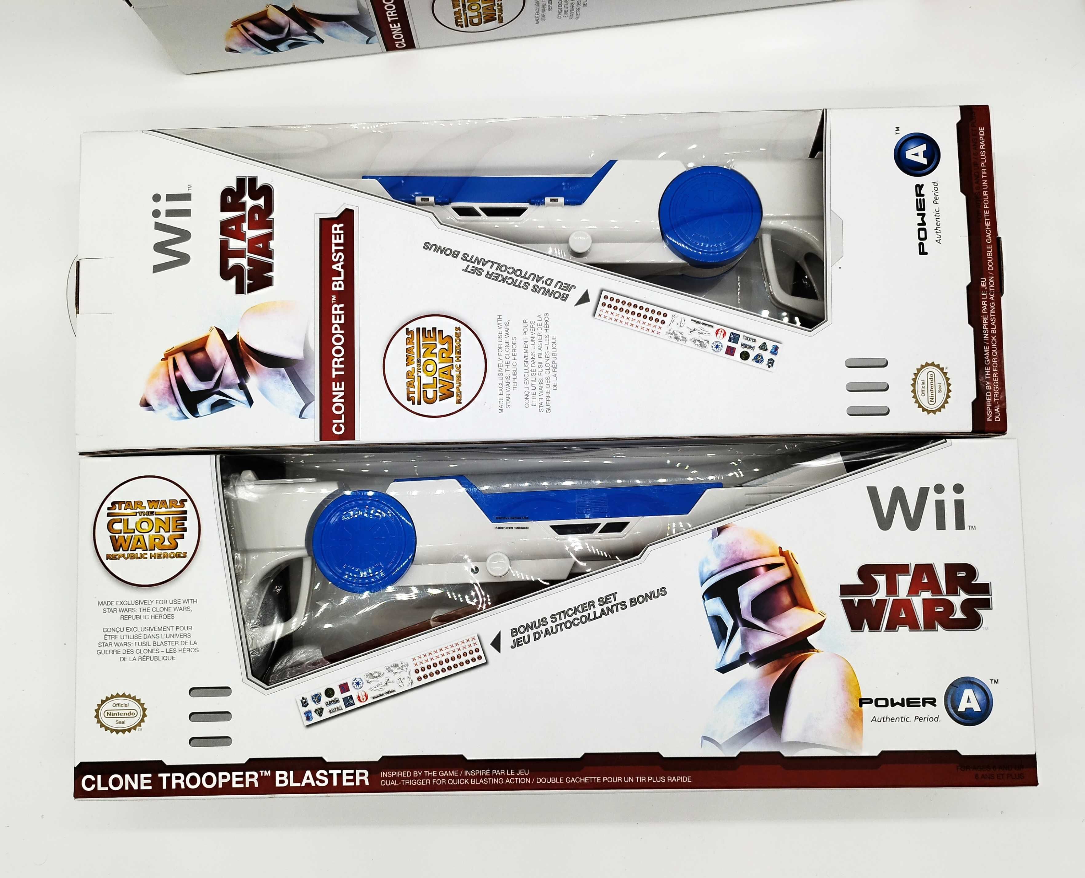 НОВИ Пушки Power A Nintendo Star Wars Clone Trooper Blaster/Wii/Wii U