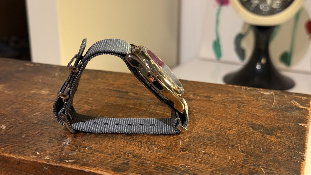 Ceas Pulsar chronograph alarma n945-6a40 gri superb de colectie
