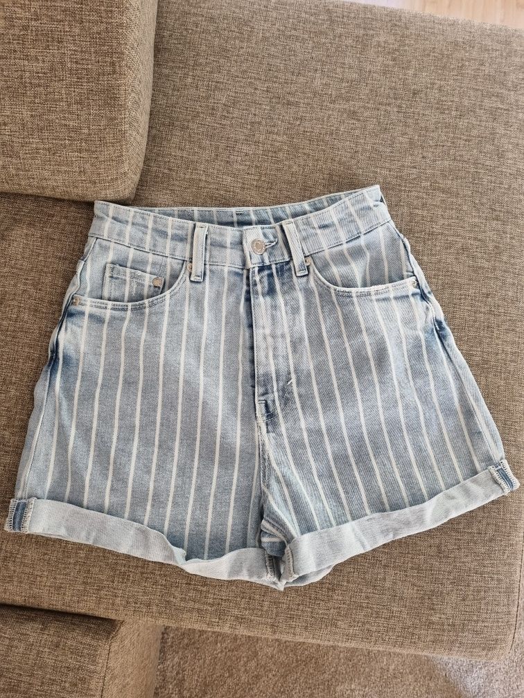 Pantaloni cu talie înaltă + top(ambele mar. XS)