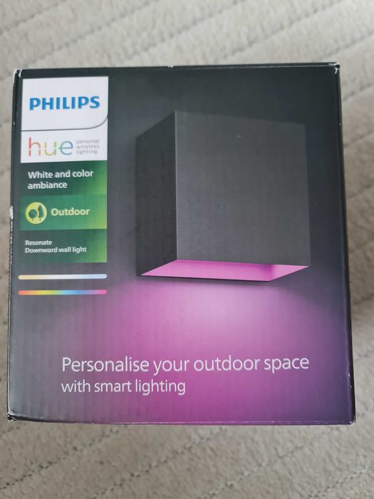 Aplica exterior Philips Hue patrata
