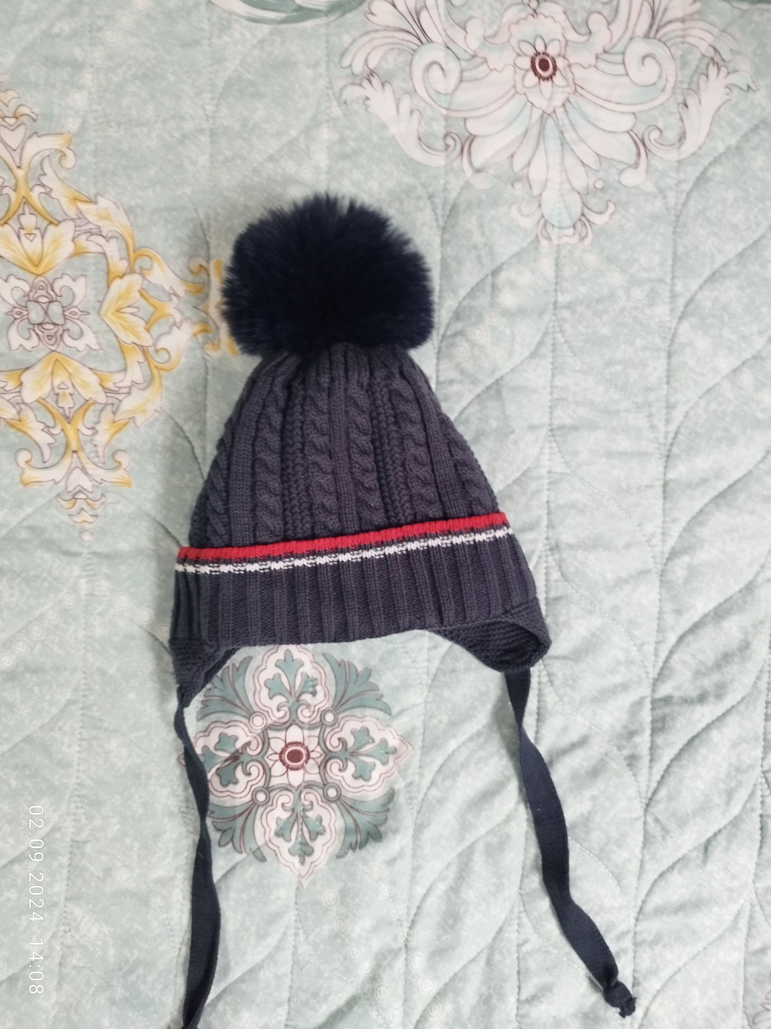 Зимняя шапка на 1-3 лет