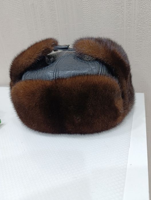 Шапка норковая кожа  размер 61