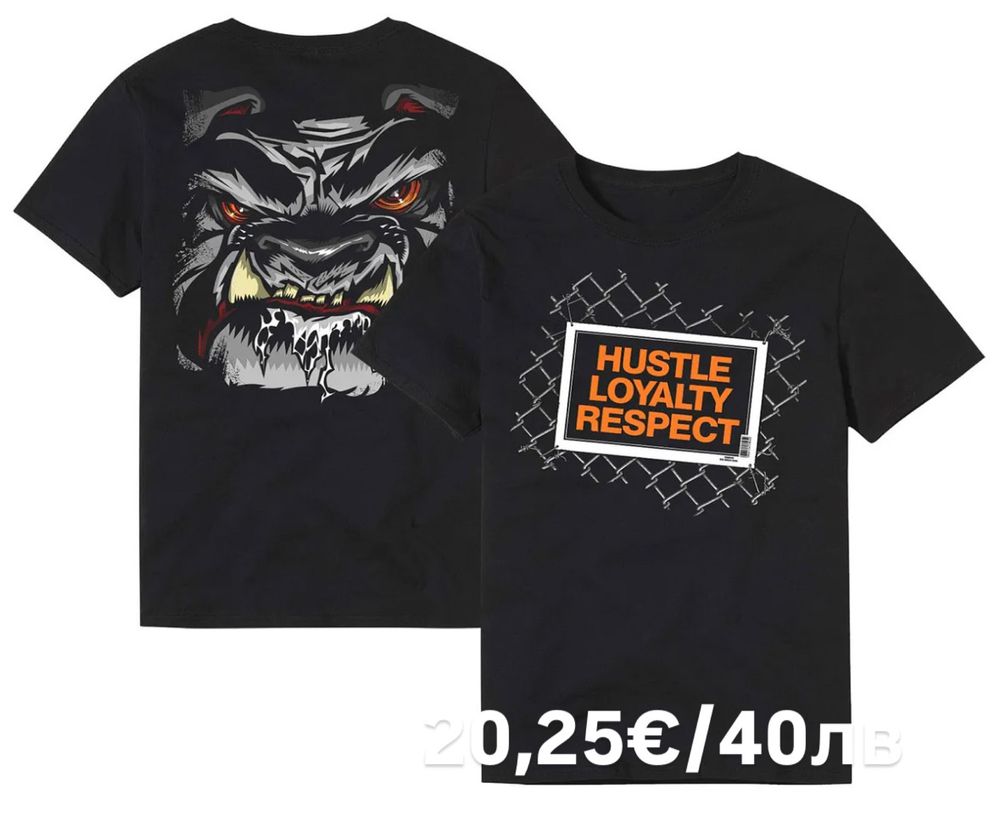 WWE фен артикули и тениски