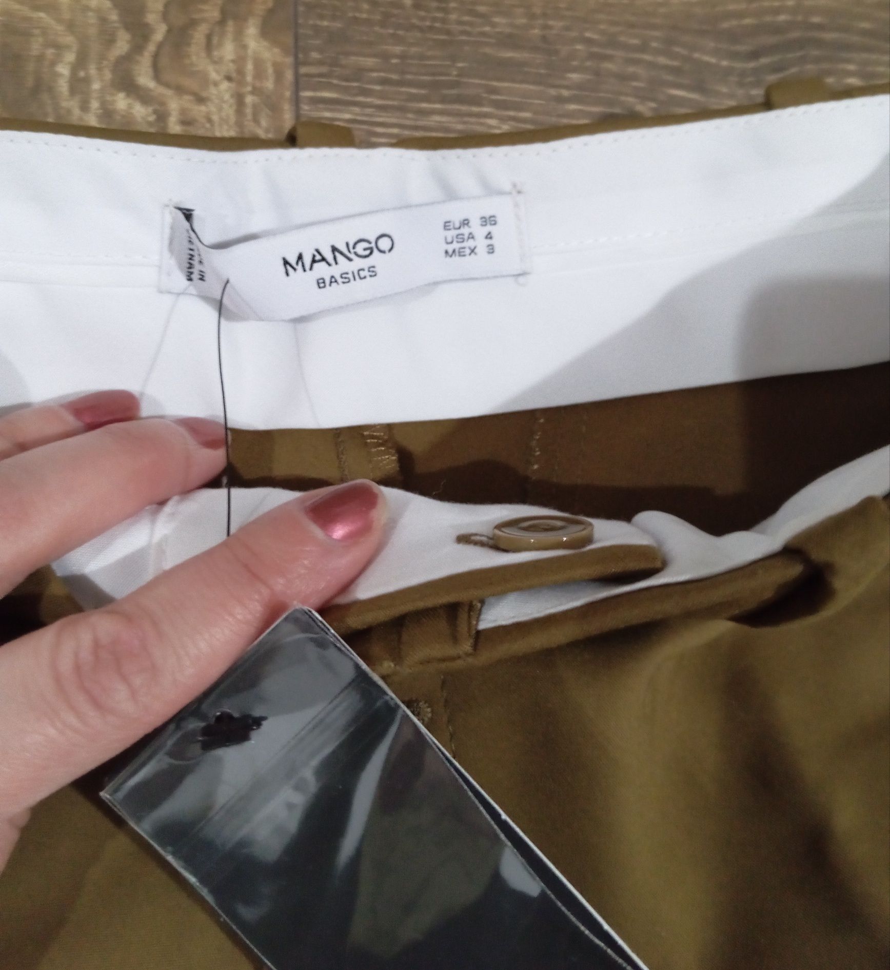 Pantaloni Mango noi cu eticheta model office măr 36