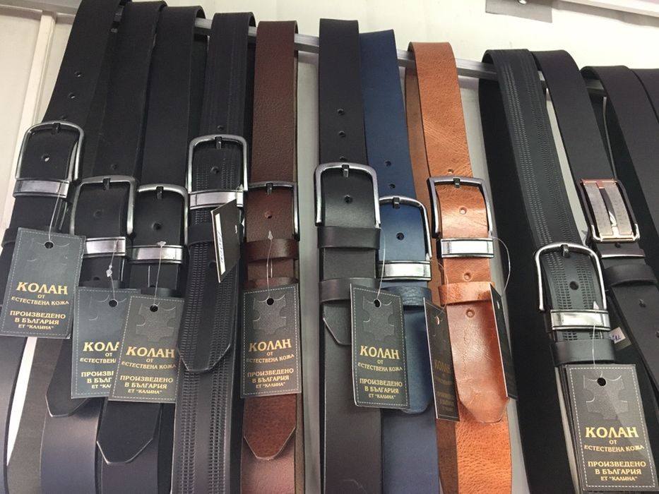 Колани естествена телешка кожа