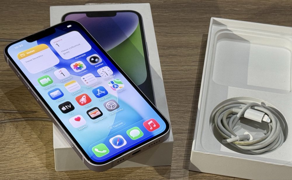Iphone 14 256GB Purple - Като Нов!!