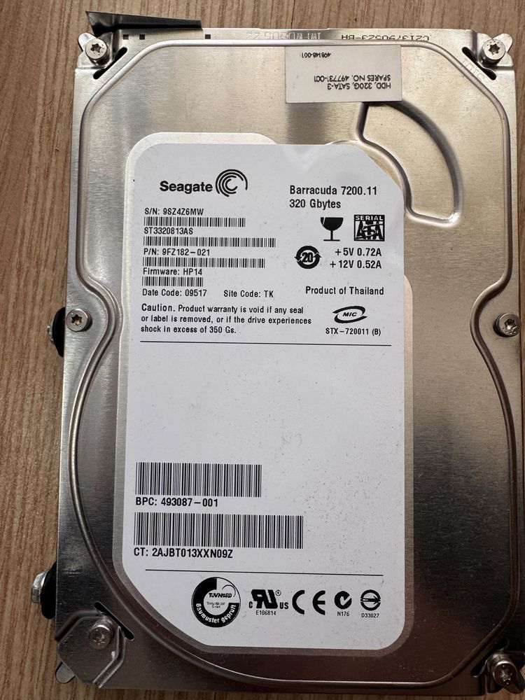 Хард диск Seagate HDD 320GB