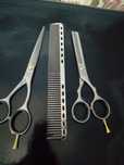 set foarfeci profesionale jaguar tuns filat pieptăn 6.5