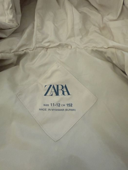 Топло зимно яке Zara за момиче (11–12 г) – перфектно запазено