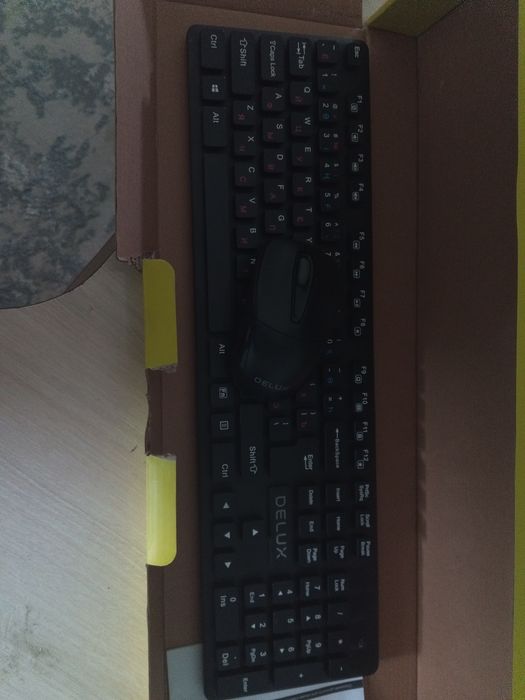 Клавиатура блютуз и мышка от делюкс