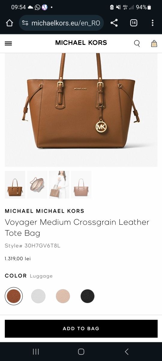 Geanta Michael kors voyager