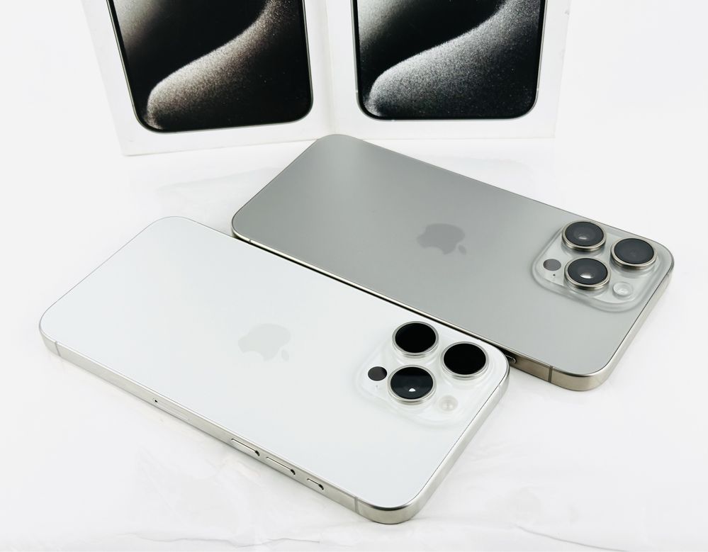НОВ! Apple iPhone 15 Pro Max 256GB Natural / White Titanium Гаранция!