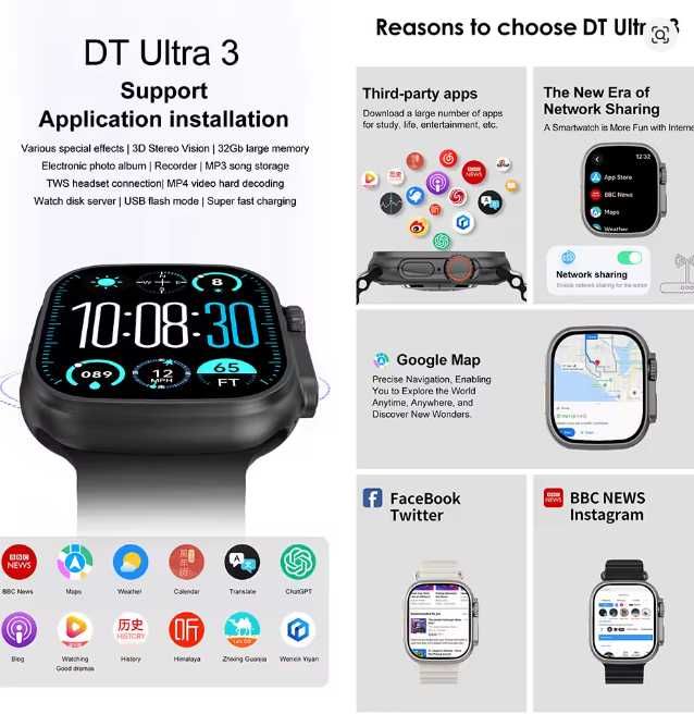 Smartwatch  - ULTRA 3