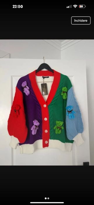Cardigan cu ursuleți