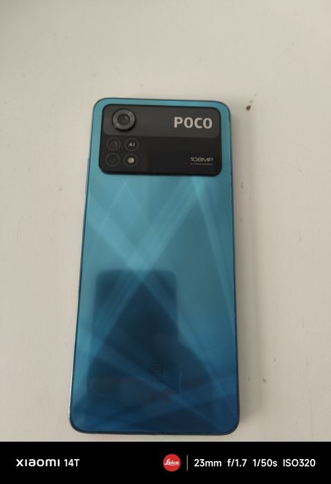 poco x4 pro 5g blue Lazer