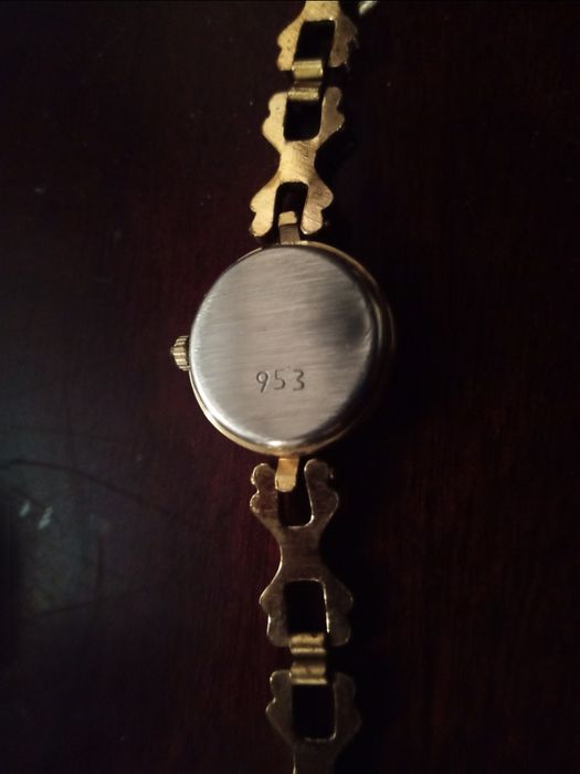 Часы женские серебро и позолота