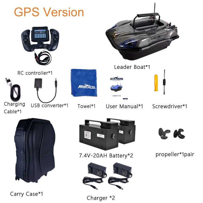 Лодка за захранка Leader PRO V4