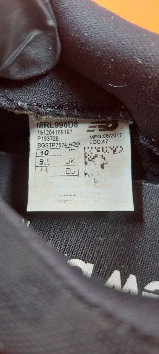 New Balance 996 Reengineered номер 44 Оригинални мъжки маратонки