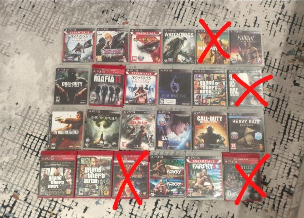 Продаются Диски на PS3
CALL OF DUTY black ops -3500
Assassin creed bla