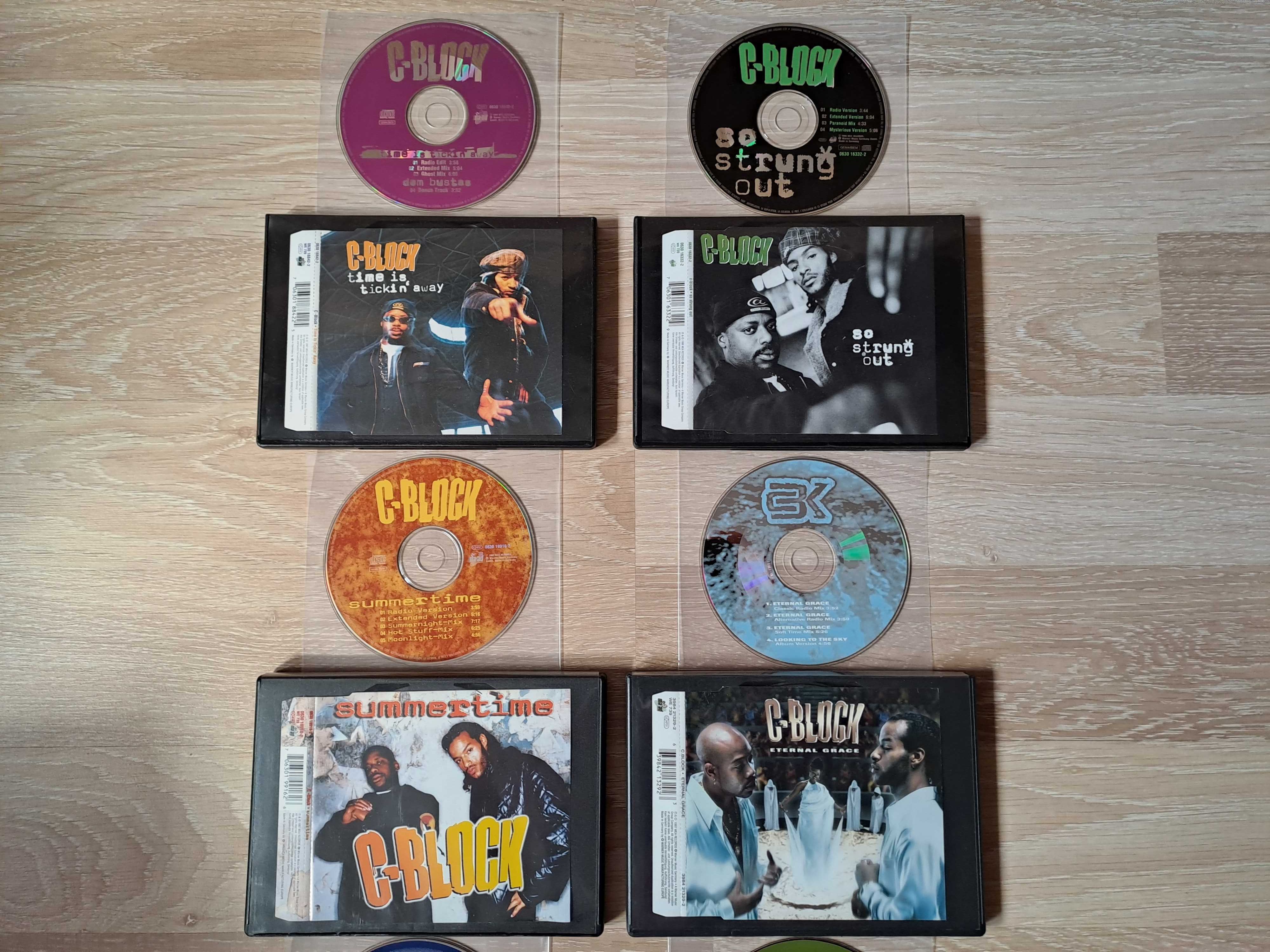 Colectie 6 CD Maxi originale - C-Block (Pop-Rap, Euro-Rap, Eurodance)