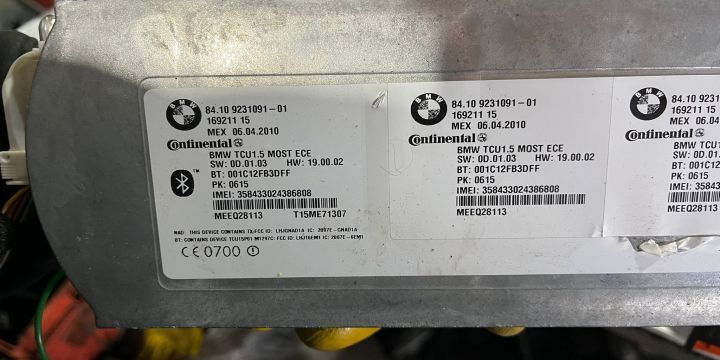 Modul Bluetooth  9231091-01 BMW X6 E71/E72 [2008 - 2012]