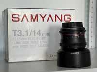 Обьектив Samyang 14mm