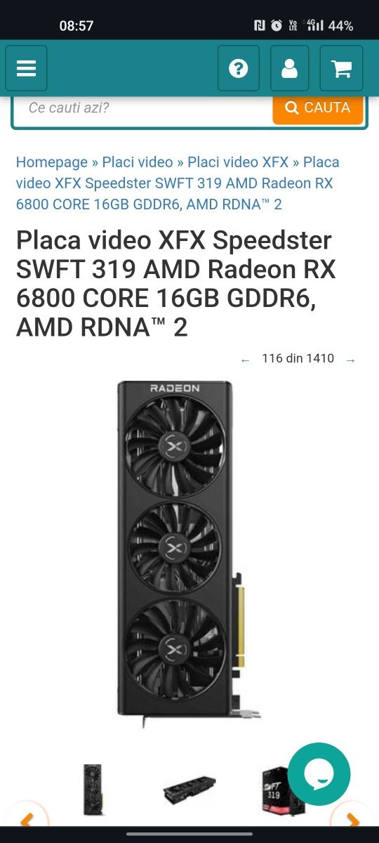 Rx 6800 placa video