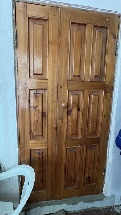 Двери дерево, двустворчатые