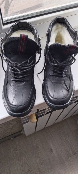 Ботинки кожаные муж