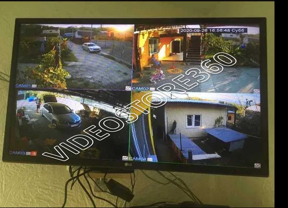 Sistem supraveghere video 4 Camere Full HD + HDD 1TB